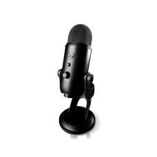 Logitech Creators Blue Yeti USB Microphone for Gaming, Streaming, Podcast, YouTube, Discord, PC, Studio Sound, Plug & Play-Blackout